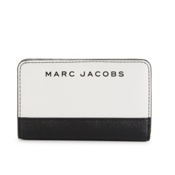 Marc Jacobs Compact Colorblock Leather Bi-Fold Wallet​​​​